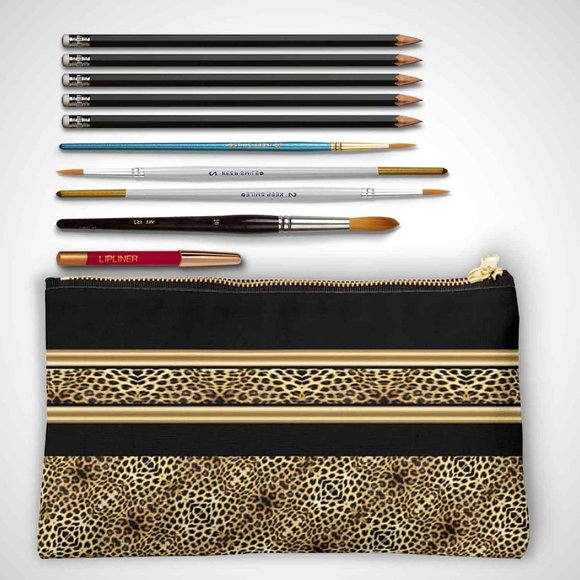 Animal Print 9x6 Cosmetic & Toiletry Organizer Bag - Picture 1 of 6